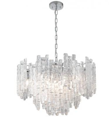 RIVIERA 10 LIGHT PENDANT CHROME